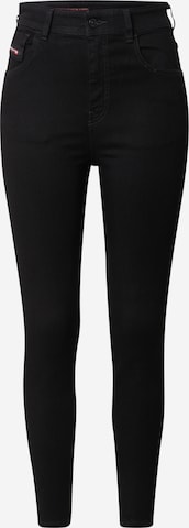 DIESEL Skinny Pants 'SLANDY' in Black: front