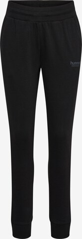 Hummel Tapered Broek in Zwart: voorkant