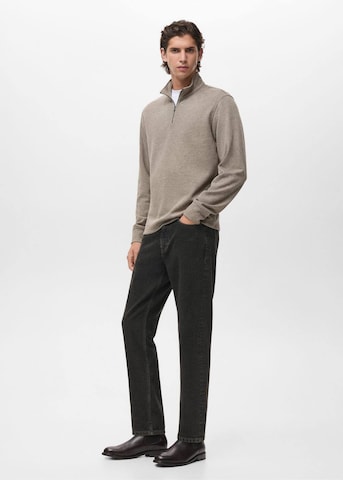 MANGO MAN Sweatshirt 'Shangai' in Beige