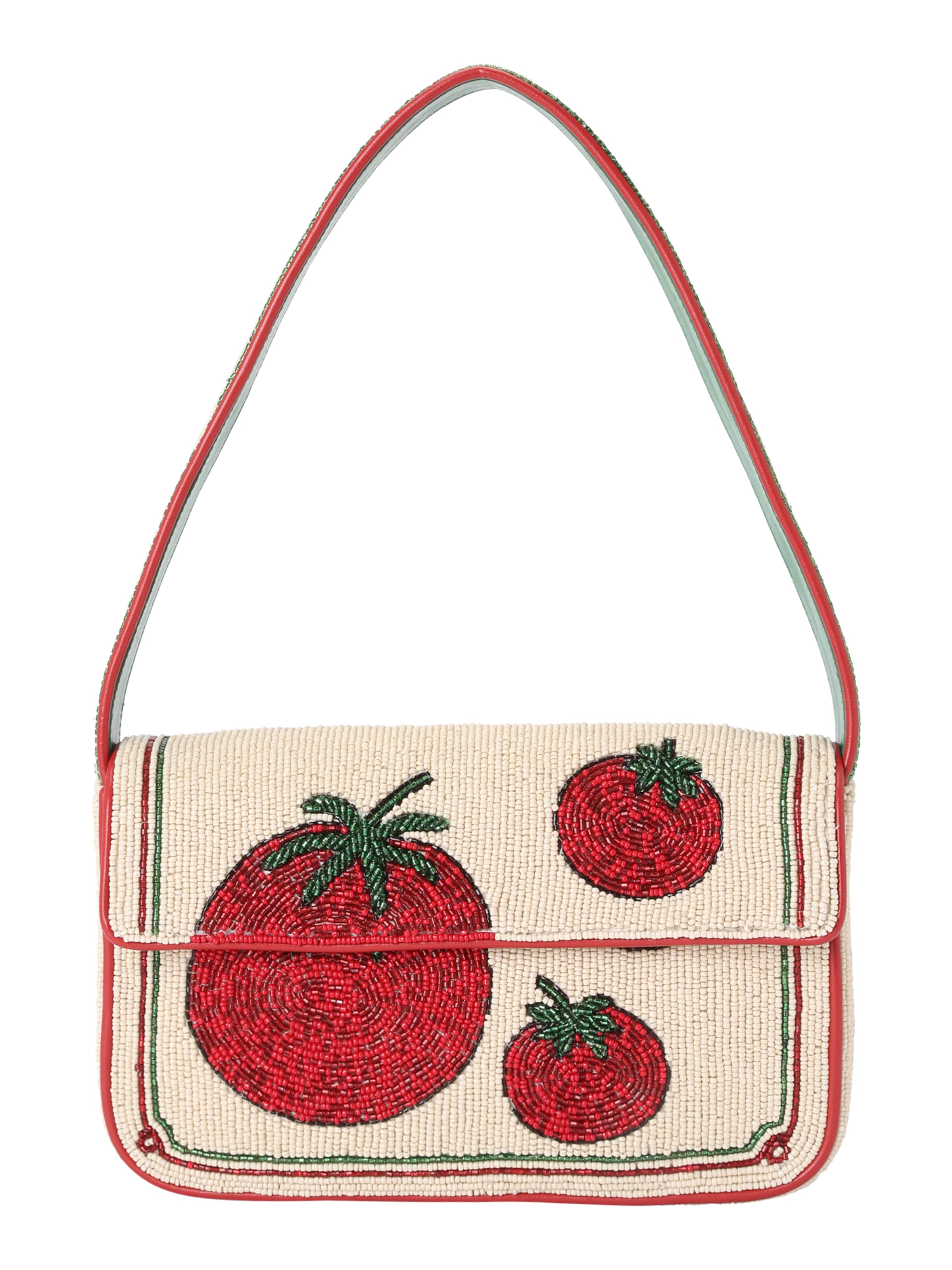 Staud - Bolso de hombro 'TOMMY' en rojo: frente