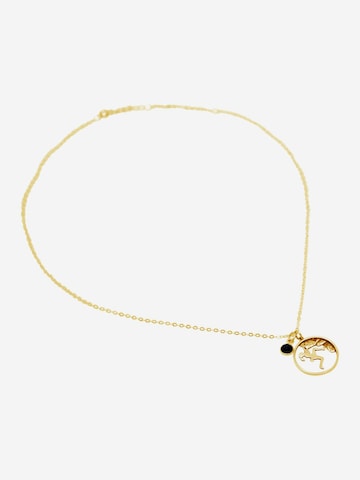 Gemshine Necklace in Gold: front