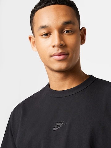 melns Nike Sportswear T-Krekls 'Essential'