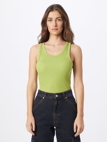 WEEKDAY Top in Green: front