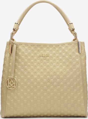 Kazar Handbag in Beige: front