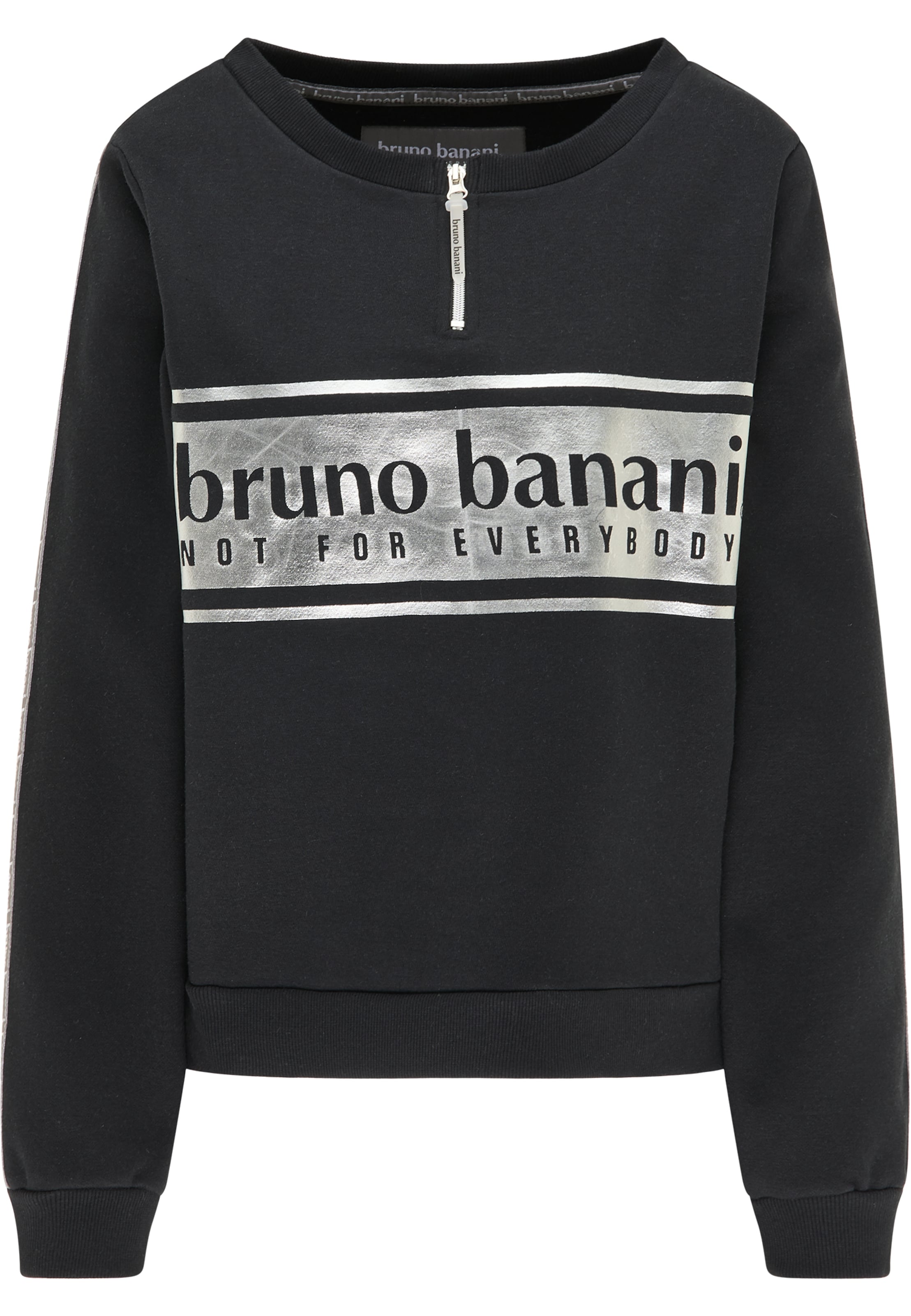 Bruno Banani Sweatshirt 'Hayes' in Black: front