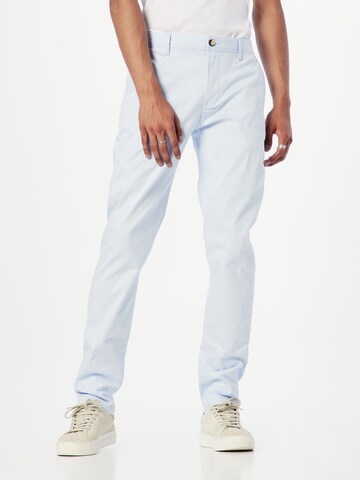 Regular Pantalon chino 'Essentials' SCOTCH & SODA en bleu : devant