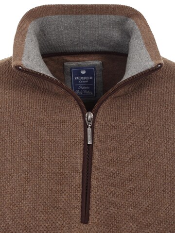 redmond Sweater 'Basic' in Brown