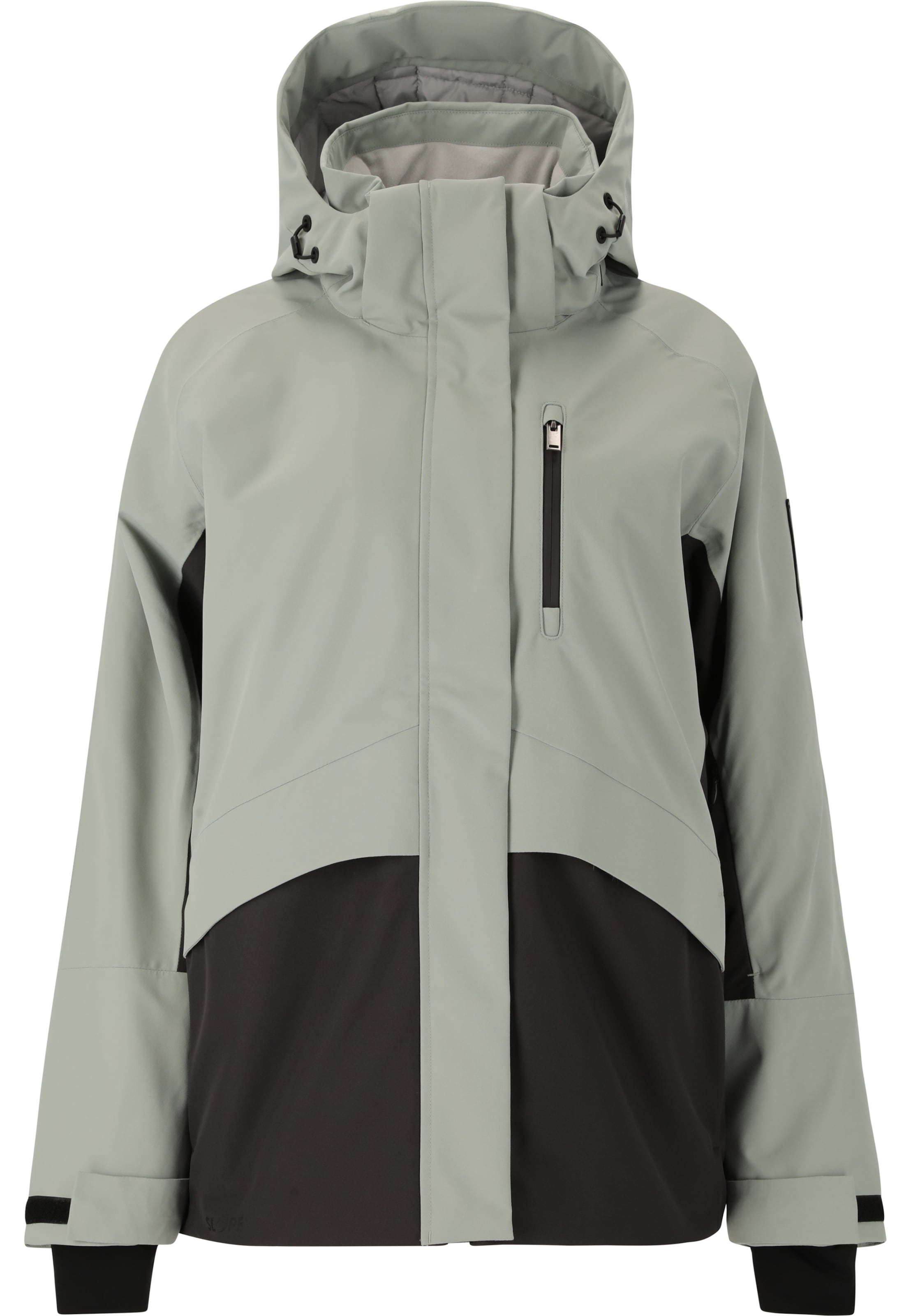 SLOPE Skijacke 'Kenai' in Grau: Vorderseite