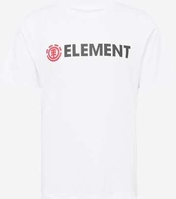 Maglietta 'BLAZIN' di ELEMENT in bianco: frontale