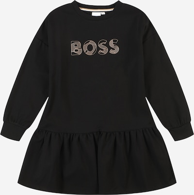 BOSS Kidswear Kjole i mørkebeige / sort, Produktvisning
