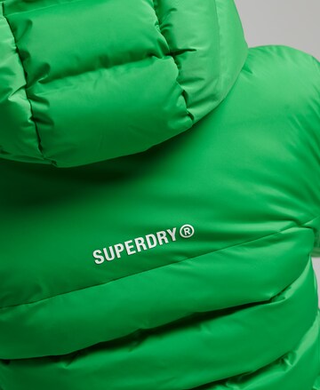 Superdry Зимняя куртка в Зеленый