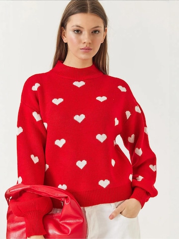 Bianco Lucci - Pullover em vermelho