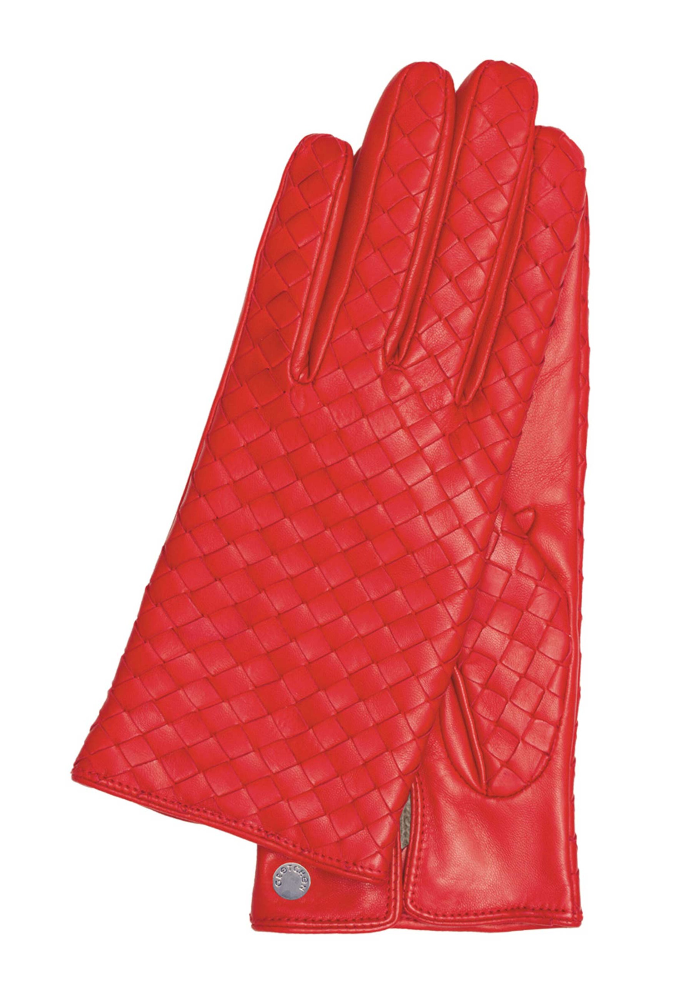Gretchen Full Finger Gloves in Red: front