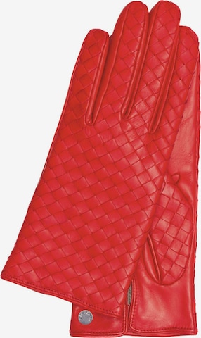 Gretchen Full Finger Gloves in Red: front