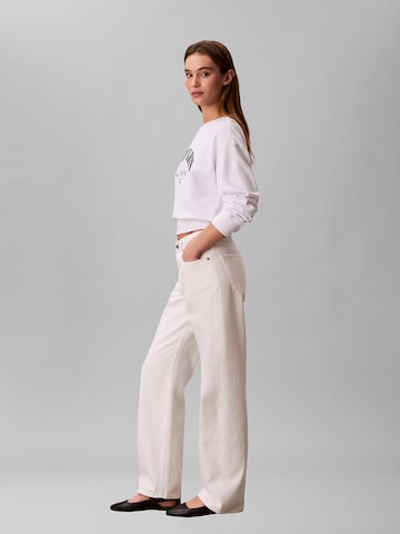 Calvin Klein Jeans Loosefit Jeans in Weiß
