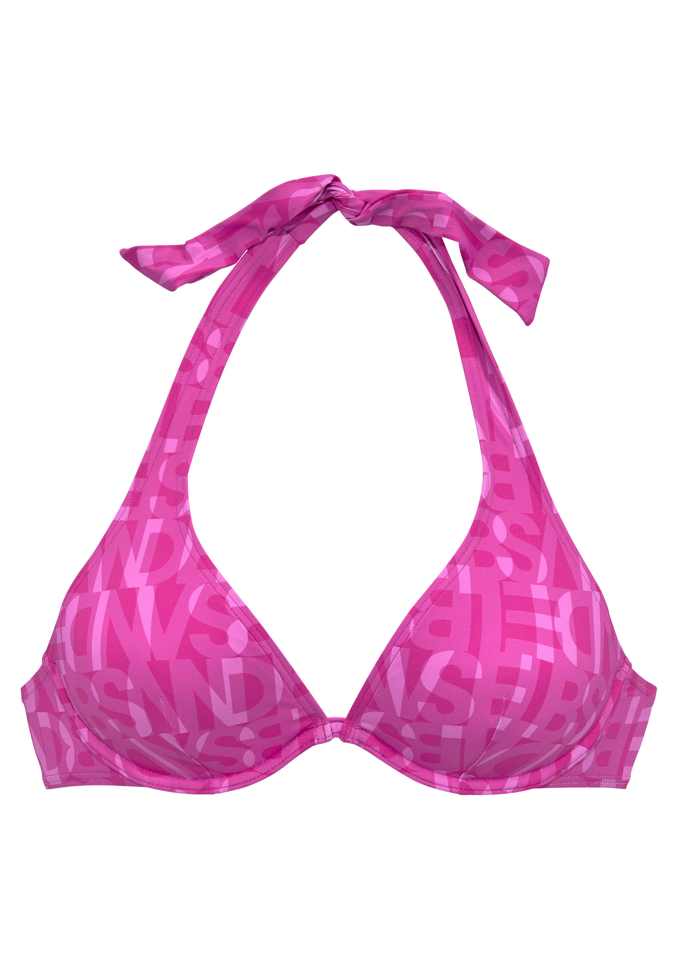 Top per bikini di Elbsand in rosa: frontale