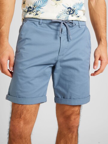 JACK & JONESregular Chino hlače 'MARCO SUMMER' - plava boja