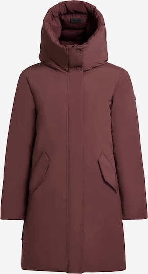 Žieminis paltas 'Protea' iš khujo, spalva – vyno raudona spalva, Prekių apžvalga