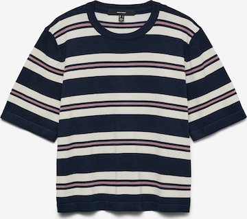 Pull-over 'VMSilje' VERO MODA en bleu : devant