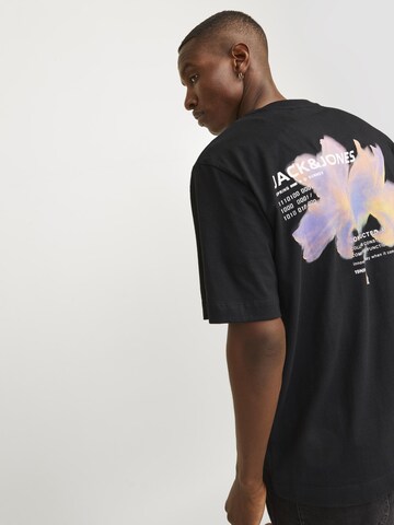 melns JACK & JONES T-Krekls 'Stagger'