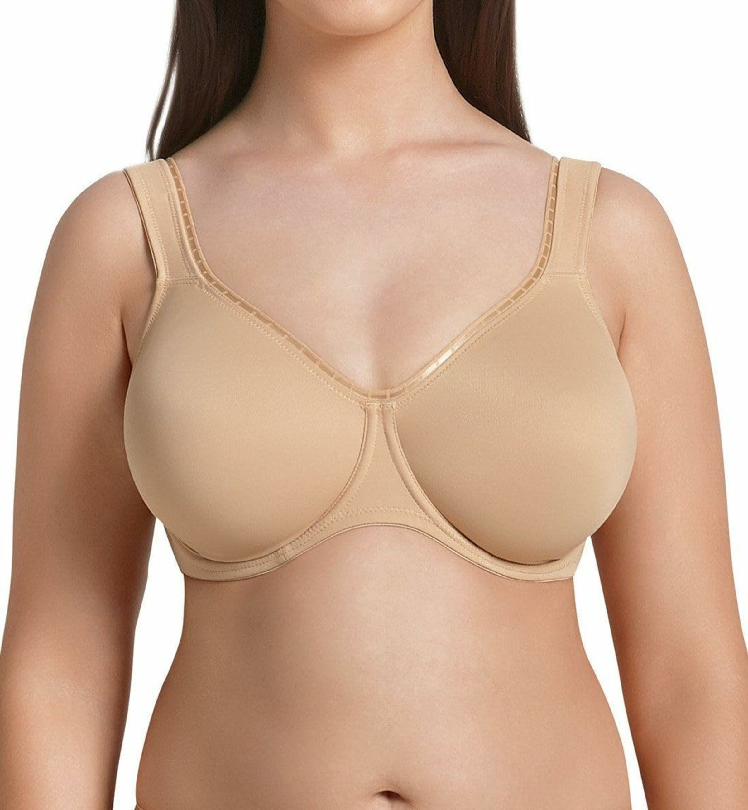 ANITA Minimiser Bra in Beige: front