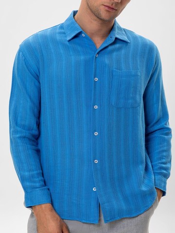Antioch Regular Fit Hemd in Blau