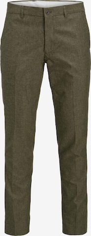 JACK & JONES Slim fit Chino Pants 'Riviera' in Brown: front