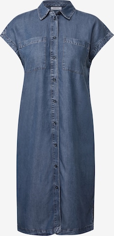 CECIL - Vestido camisero en azul: frente