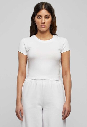 T-shirt Urban Classics en blanc : devant