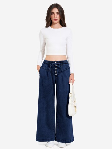 Imily Bela Wide leg Τζιν σε μπλε
