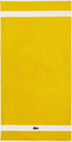 LACOSTE Towel 'L CASUAL' in Yellow: front