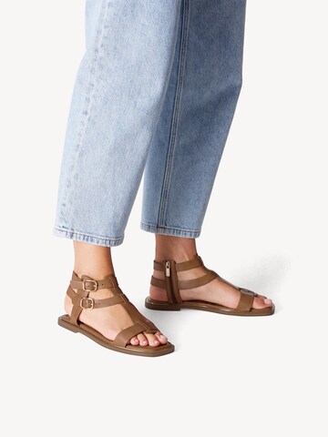 Tamaris Sandal in Brown: front