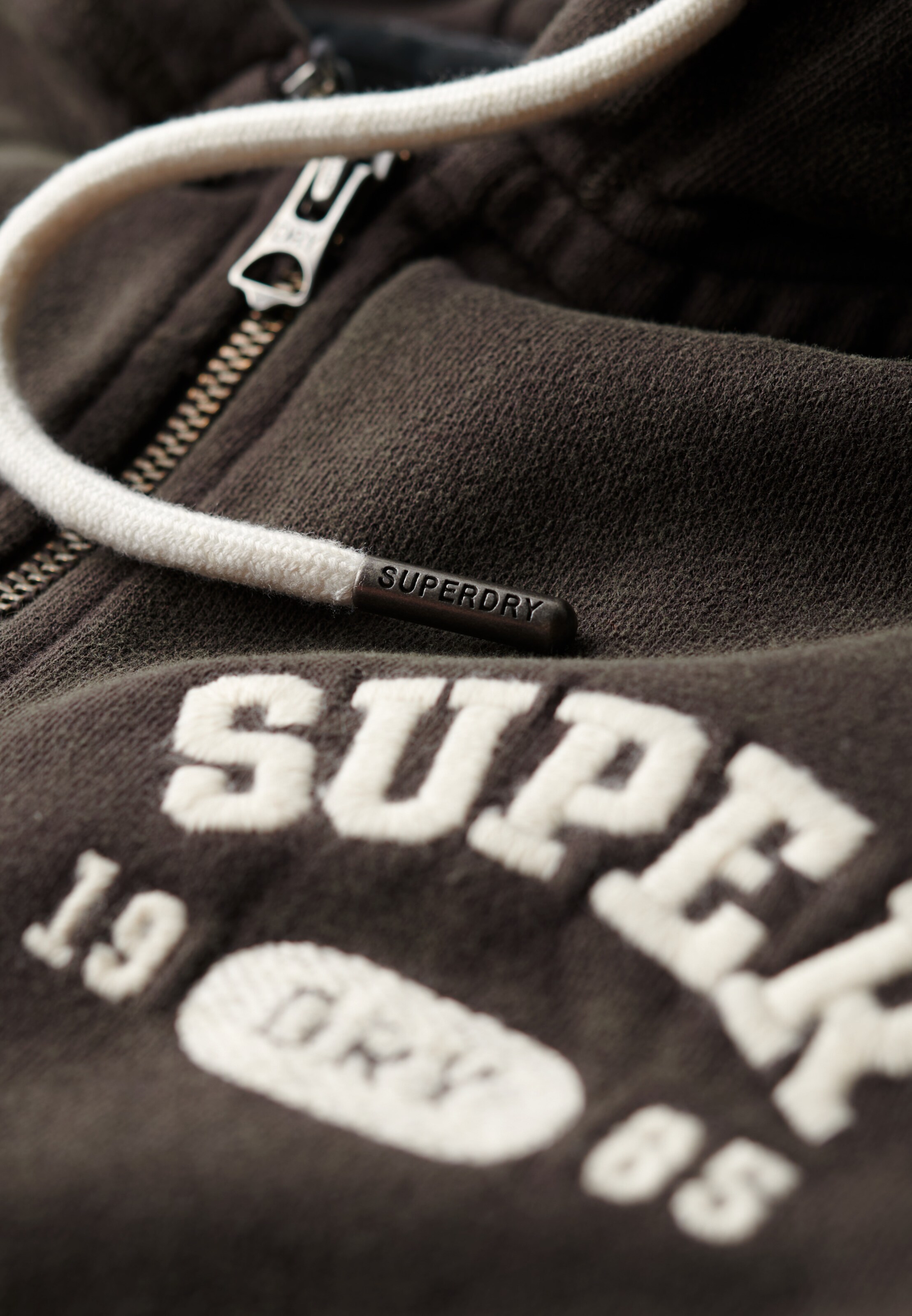 Superdry & Co Sweatvest in Zwart