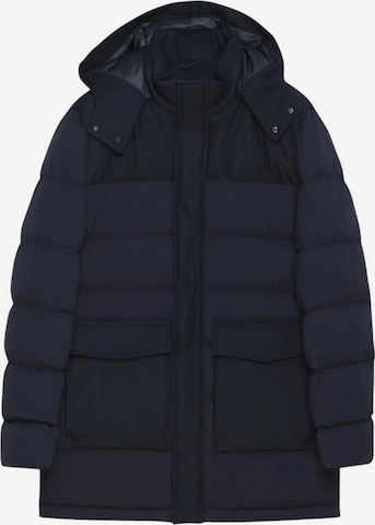 Ramsey Mantel in Blau: Vorderseite