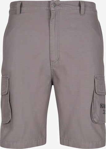 Regular Pantalon cargo Karl Kani en gris : devant