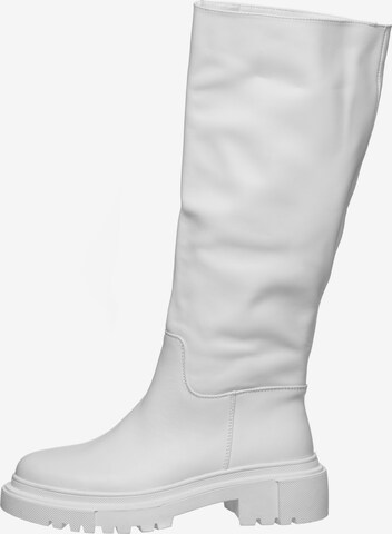 CESARE GASPARI Boots in White: front