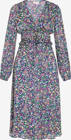 IZIA Kleita, krāsa - bēšs / tumši zils / dzeltens / tumši zaļš, Preces skats