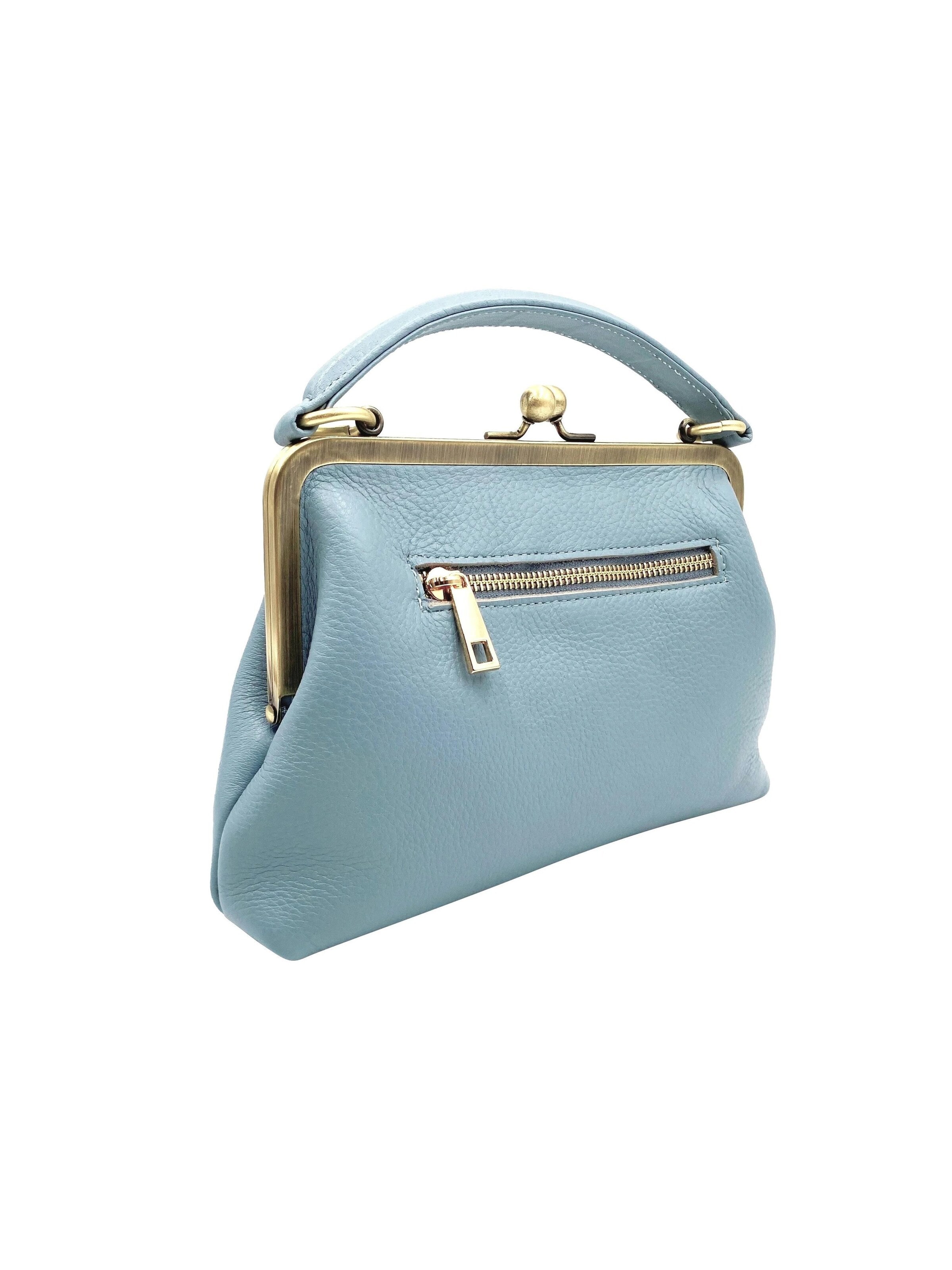 Sacs à main 'Kleine Olive – Leder Handtasche & Umhängetasche' Taschenkinder en bleu