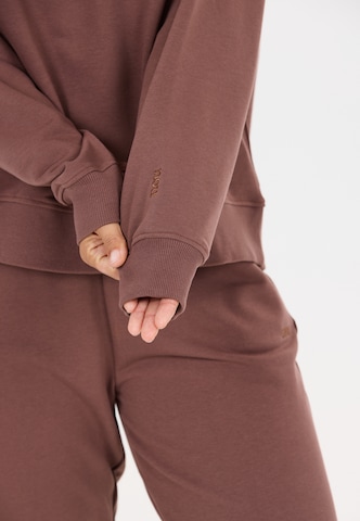 NOU Sweatshirt 'Vacay' in Brown