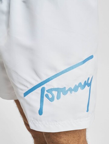 Pantaloncini da bagno di Tommy Jeans in bianco