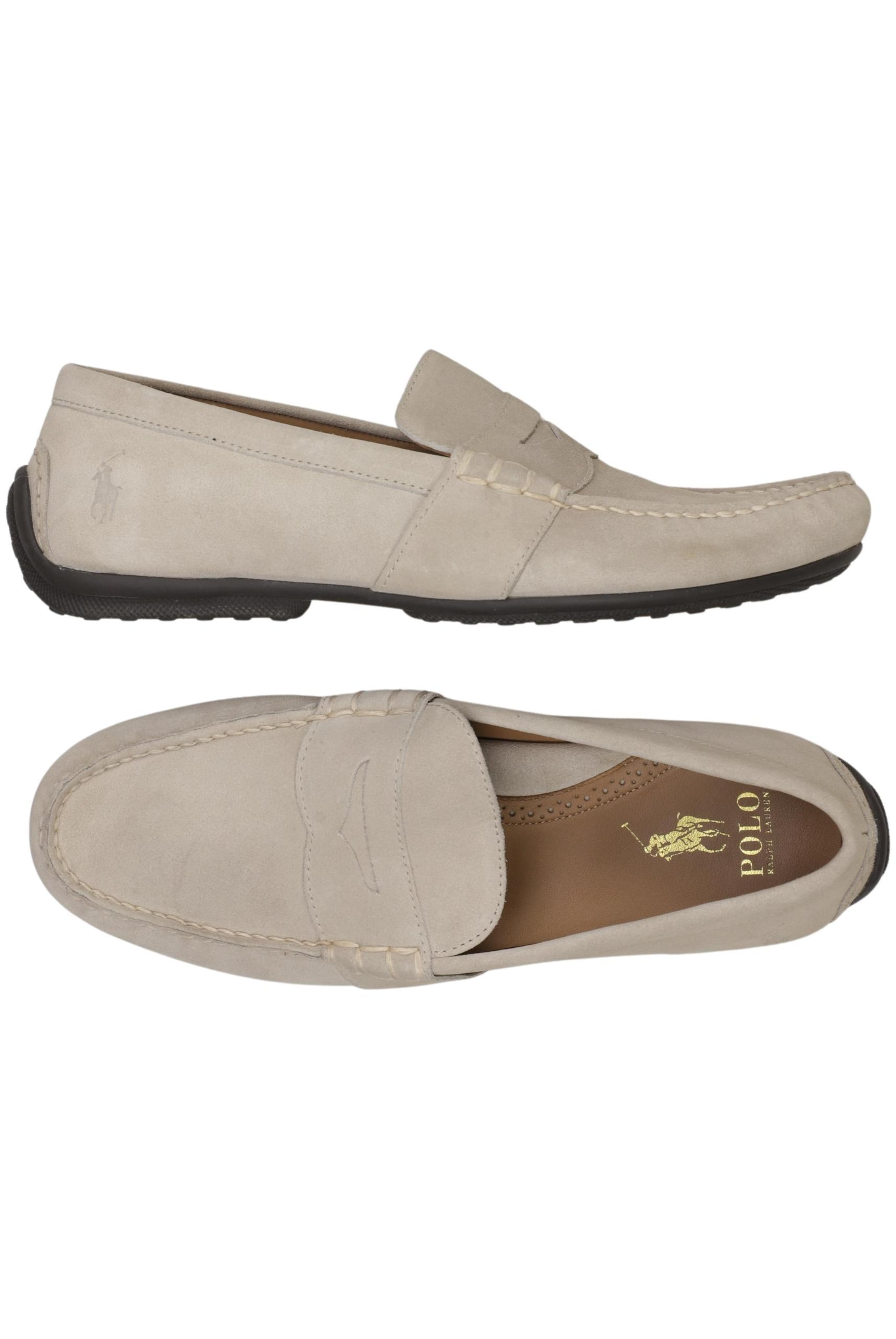 Polo Ralph Lauren Halbschuh 44 in Beige: Vorderseite