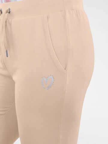 Regular Pantalon Navigazione en beige