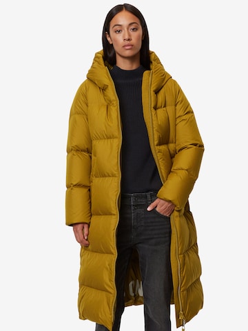 Marc O'Polo Winter Coat in Yellow: front