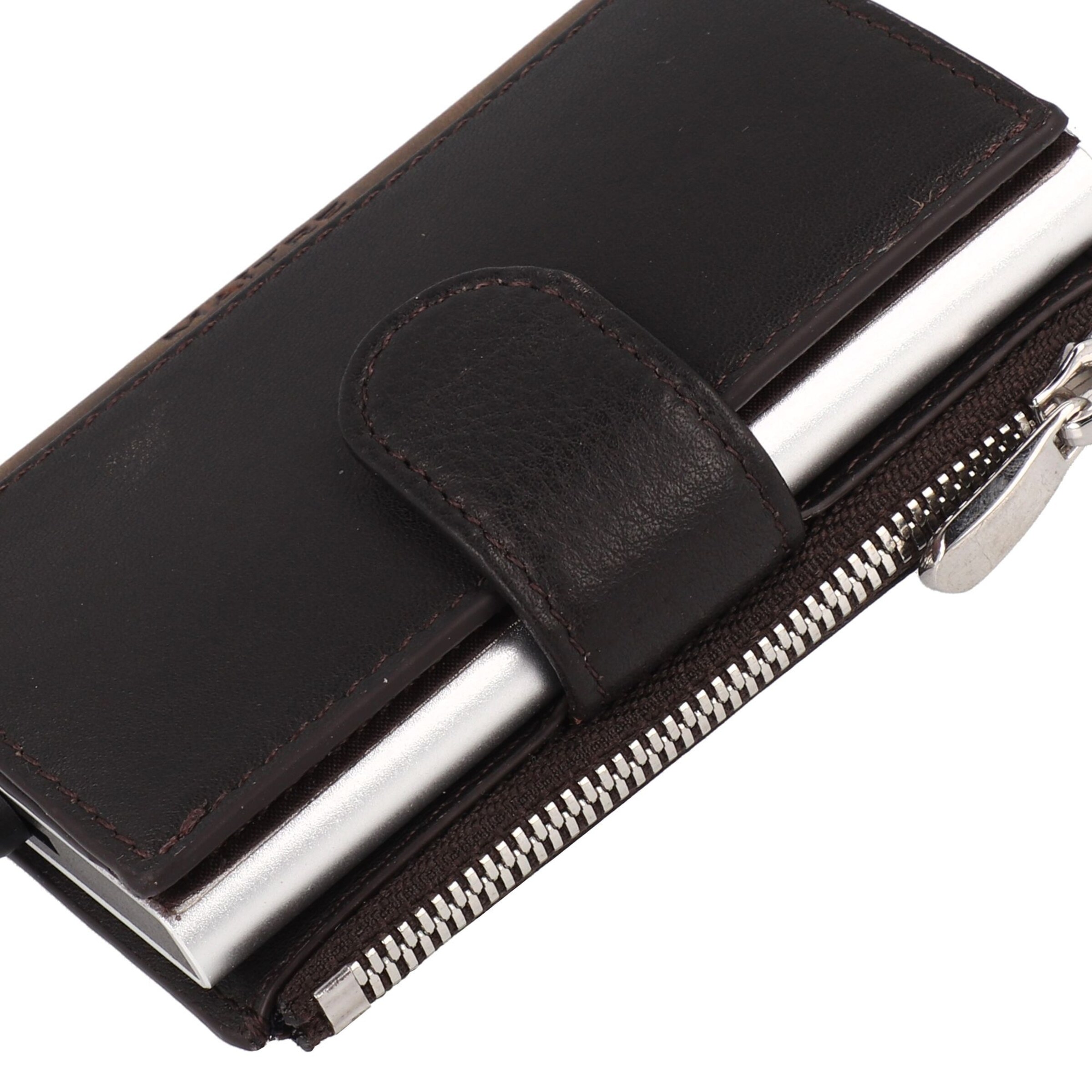 Maître Wallet 'C-Four' in Brown