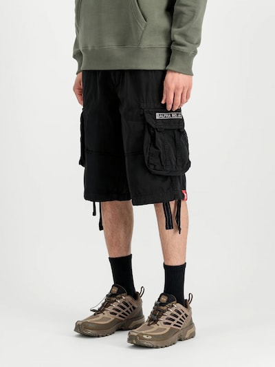 ALPHA INDUSTRIES Pantalón en negro, Vista del producto