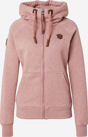 naketano Sweatjacke in Pink: predná strana