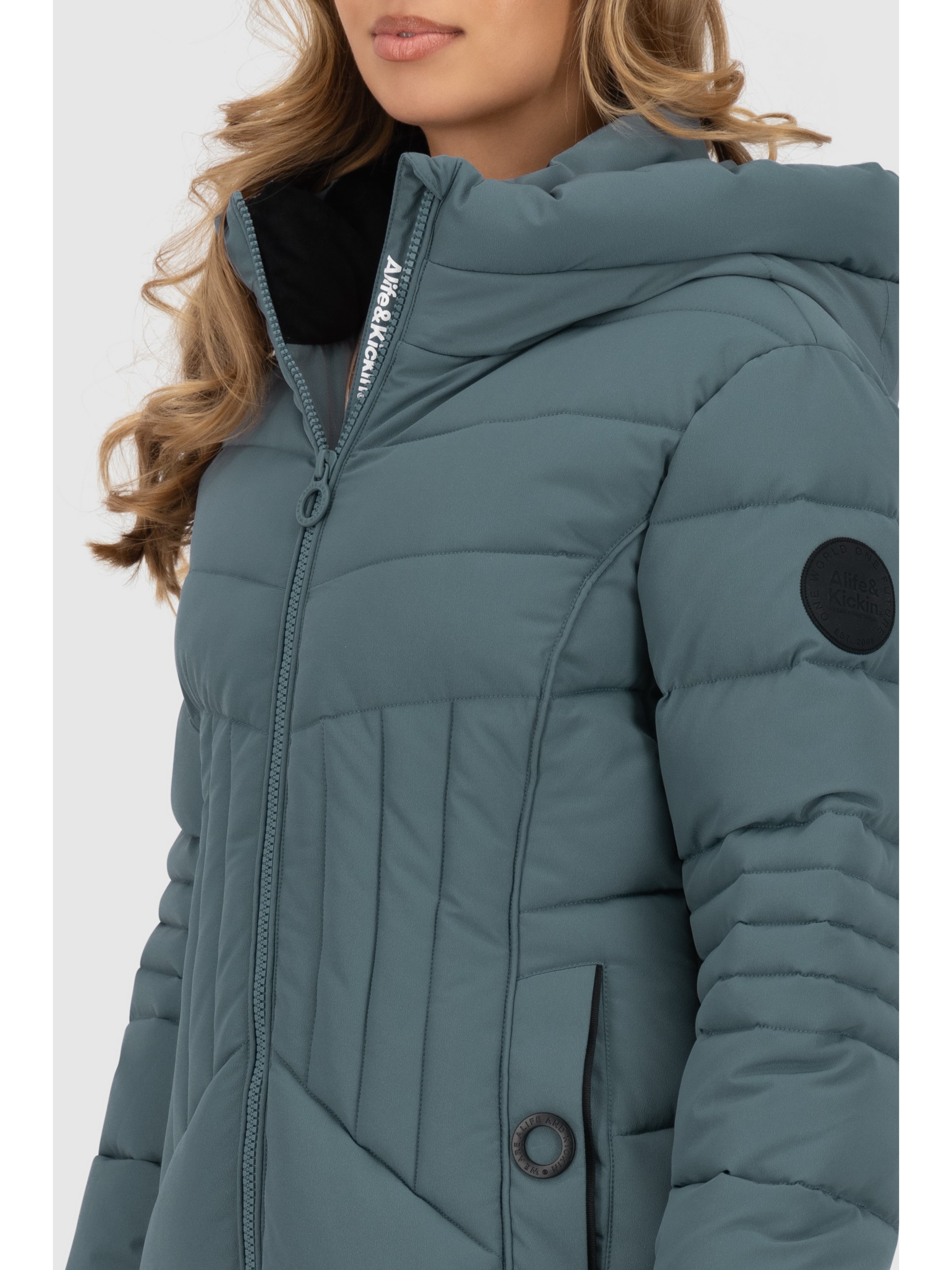 alife & kickin Winterjacke 'PriscillaAK A'‌‌‌‌‌‌‌‌‌ in Grau