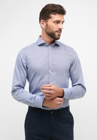 ETERNA Slim fit Zakelijk overhemd in Blauw: voorkant