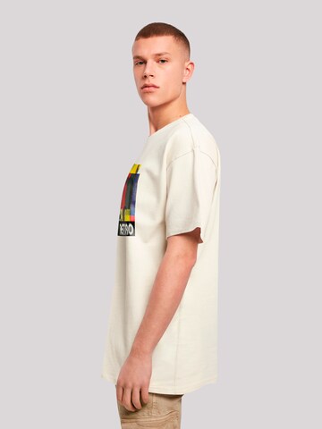 F4NT4STIC Shirt 'Heroes of Childhood Tao Tao Cassette' in Beige