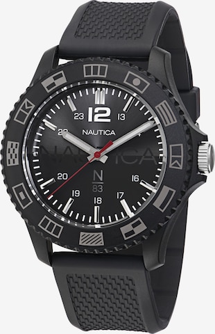 NAUTICA Analoguhr 'WAVEMAKERS' in Schwarz: predná strana